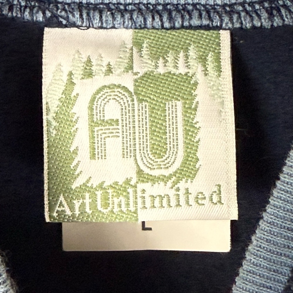 Vintage 1990s Art Unlimited Light House Cardigan Sweatshirt USA Coastal Travel - Picture 8 of 10